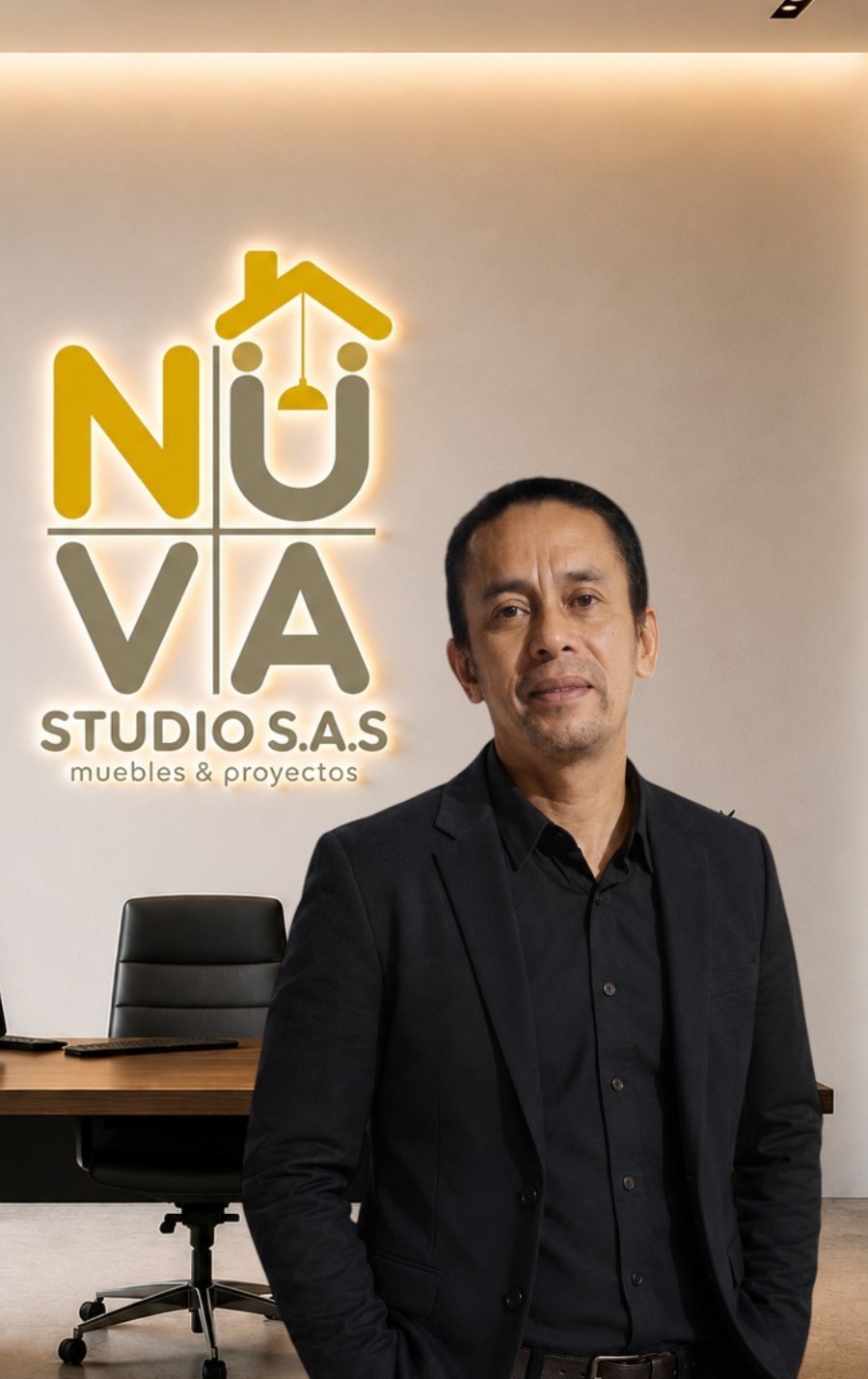 Gustavo Vargas especialista en fabricación de mobiliario en NÜVA Studio Bogotá